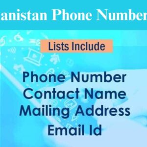 Afghanistan Mobile Database​