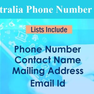 Australia mobile numbers database