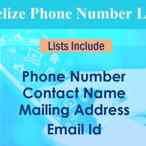 Belize mobile phone numbers database