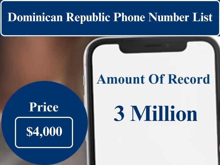 Dominican Republic cell phone number list