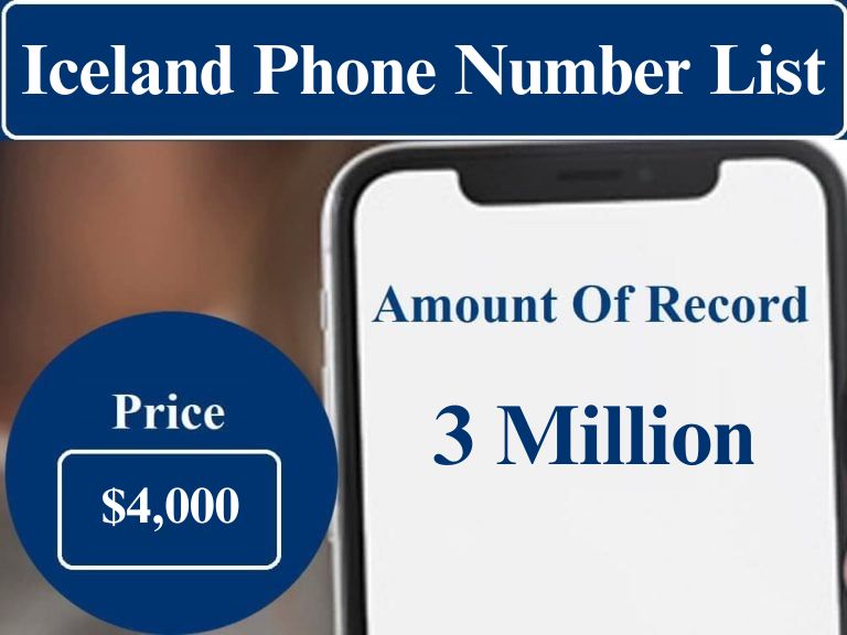 Iceland cell phone number list