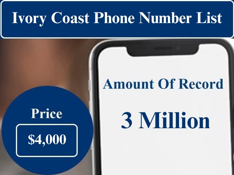 Ivory Coast cell phone number list