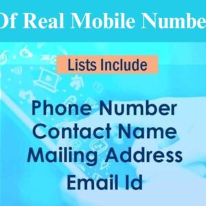 List of Real Mobile Number Database