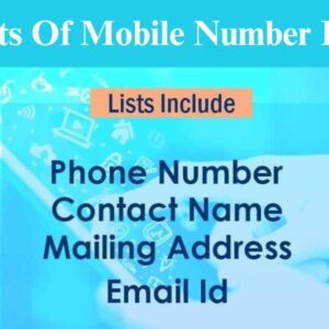 List of mobile phone numbers database