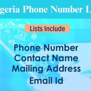 Nigeria mobile numbers database