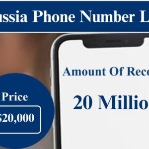 Russia Cell Phone Number Data​