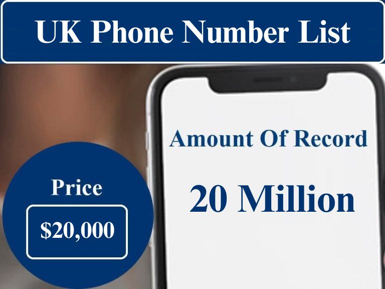 UK cell phone number list