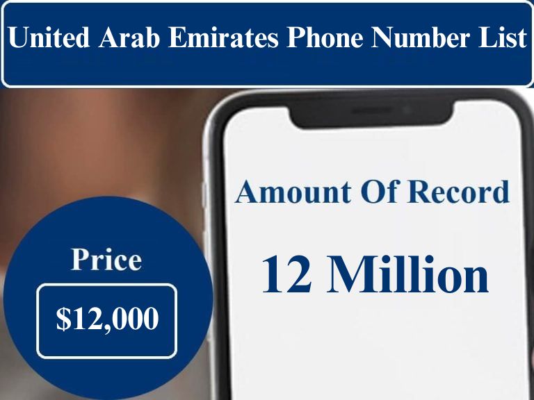 United Arab Emirates Phone Number List