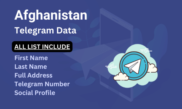 Afghanistan telegram number database