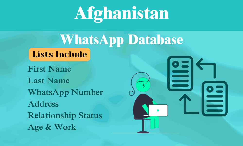 Afghanistan whatsapp number database