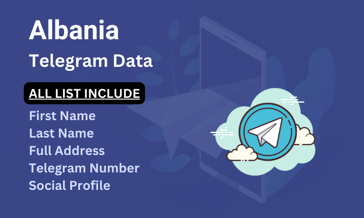 Albania telegram number database