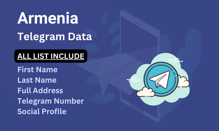 Armenia telegram number database