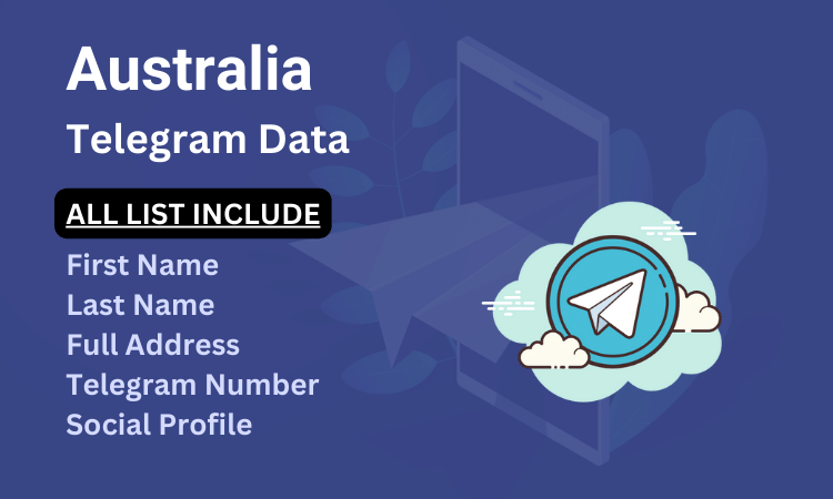 Australia telegram number database