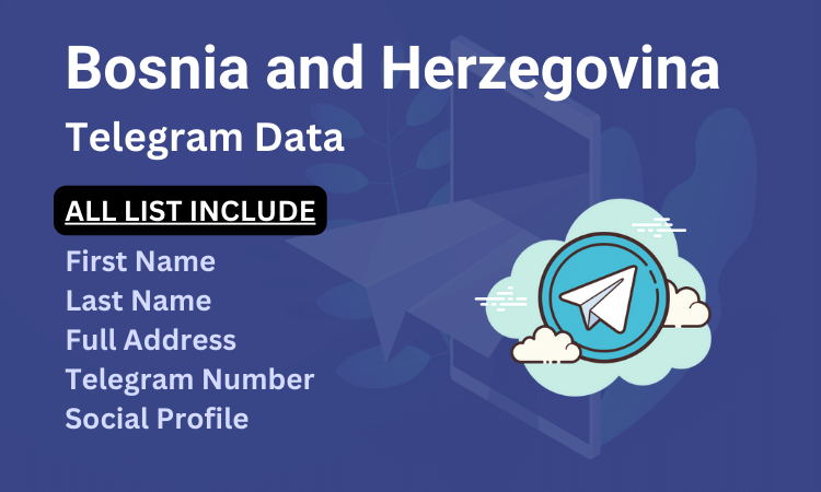 Bosnia and Herzegovina telegram number database