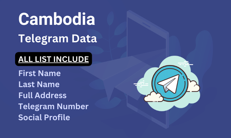 Cambodia telegram number database