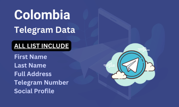 Colombia telegram number database