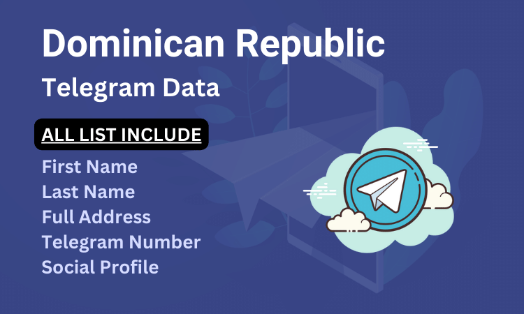 Dominican Republic telegram number database