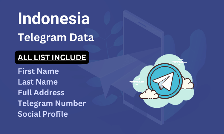 Indonesia telegram number database