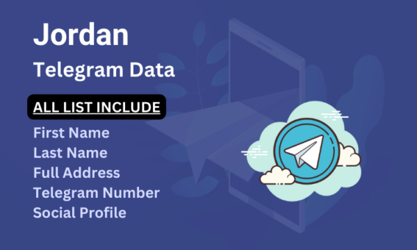 Jordan telegram number database