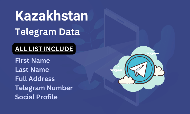 Kazakhstan telegram number database