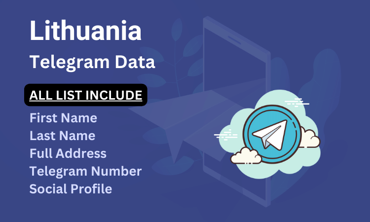 Lithuania telegram number database