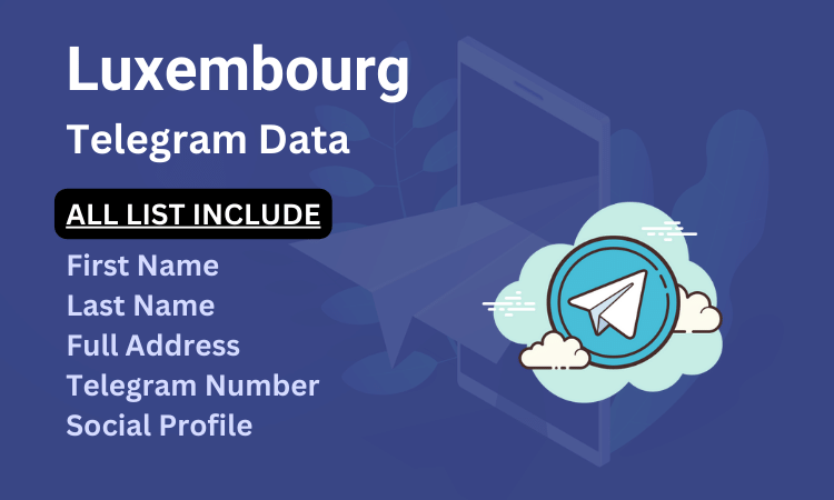 Luxembourg telegram number database