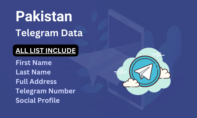 Pakistan telegram number database