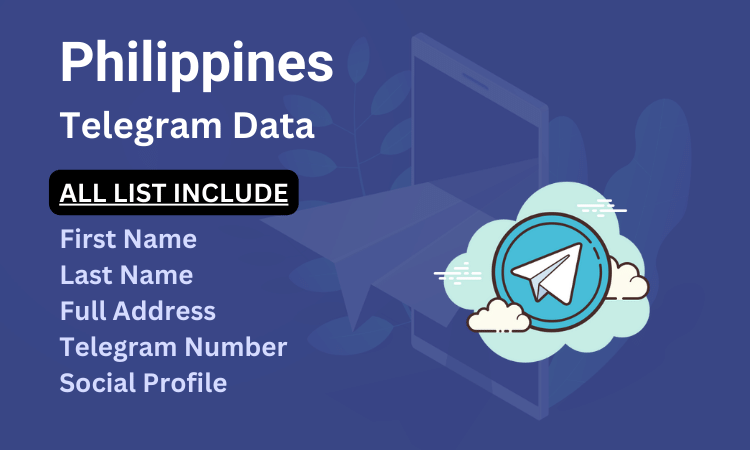 Philippines telegram number database