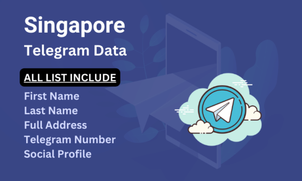 Singapore telegram number database