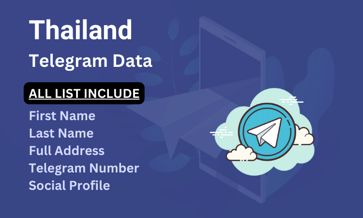 Thailand telegram number database